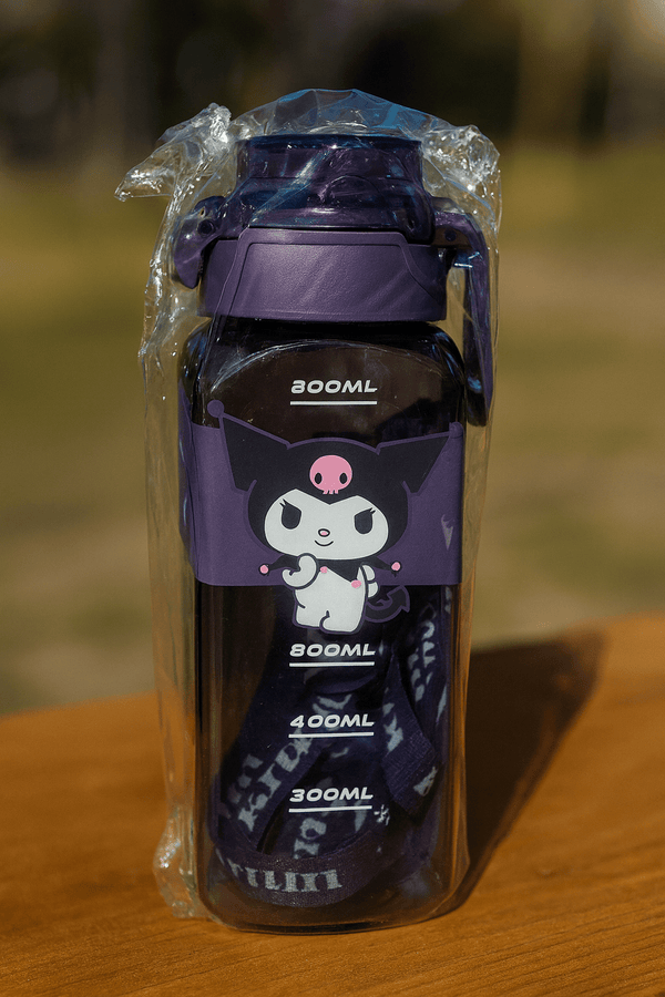 Kuromi-Themed Water Bottle