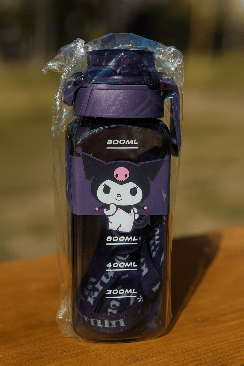 Kuromi-Themed Water Bottle
